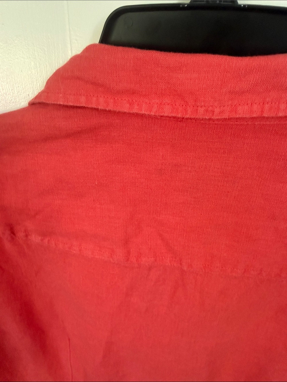 J. Crew Baird McNutt Orange Irish Linen Button Down 12 - Picture 5 of 8